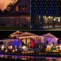 Siatka Dekoracyjna z Lampkami LED Multikolor 2x2m, Przeznaczona do Użycia na Zewnątrz i Wewnątrz, 220V