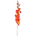 Sztuczna Gałązka Gladioli Pomarańczowej - 70 cm