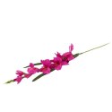 Sztuczna gałązka kwiatu gladioli w kolorze fioletowym, 70 cm