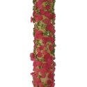 Sztuczny kwiat - gałązka czosnku w spiralnym kształcie, kolor ciemny róż, długość 110cm