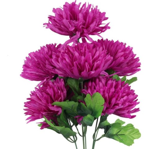 BUKIET 7 CHRYZANTEM FIOLETOWYCH FI 16 CM