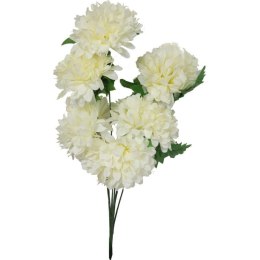 Biały Bukiet Sztucznych Chryzantem 72cm - Dekoracja na Wszystkich Świętych