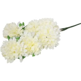 Biały Bukiet Sztucznych Chryzantem 72cm - Dekoracja na Wszystkich Świętych