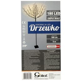 Drzewko Dekoracyjne LED 180 cm - Świąteczna Dekoracja Wnętrz Czarna