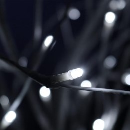 Drzewko Dekoracyjne z Oświetleniem LED 80 szt, Wysokość 180 cm, Kolor Biały, Zasilanie Sieciowe, Wodoodporne IP44
