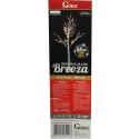 Drzewko dekoracyjne z białymi liśćmi i LED, 150cm, zewnętrzne IP44