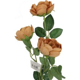 Gałązka 3 mini piwonii 65 cm kolor jasno brązowy