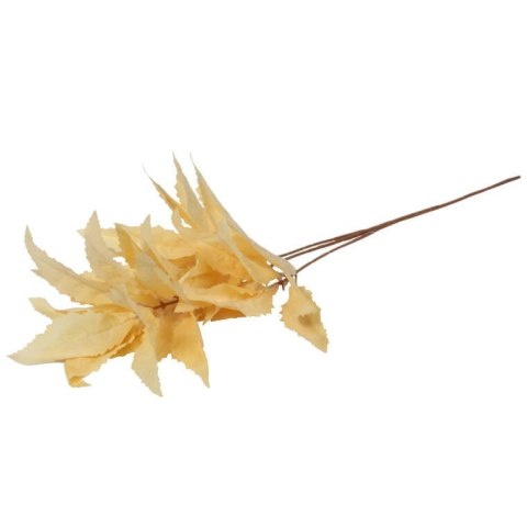 Gałązka Sztucznych Liści 87 cm kremowa