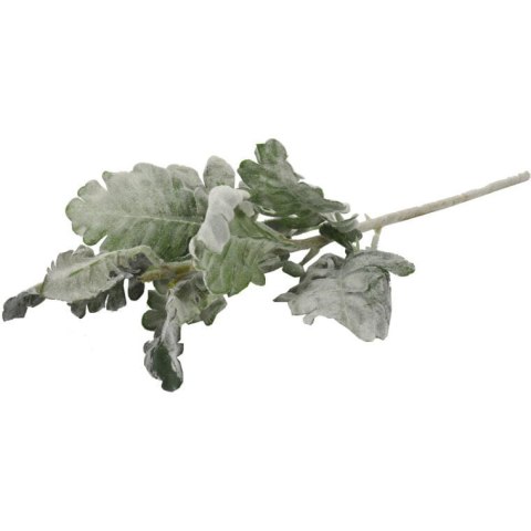 Gałązka Sztucznych Omszałych Liści 45 cm zielona