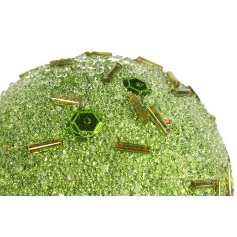 KPL.3 BOMBEK STYROPIANOWYCH Z CEKINAMI 7 CM ZIELONE