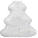 Komplet 6 Białych Styropianowych Choinek - Dekoracja Świąteczna 5,5 cm