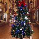 Lampki choinkowe 200 led z efektem flasch multikolor wewnętrzne