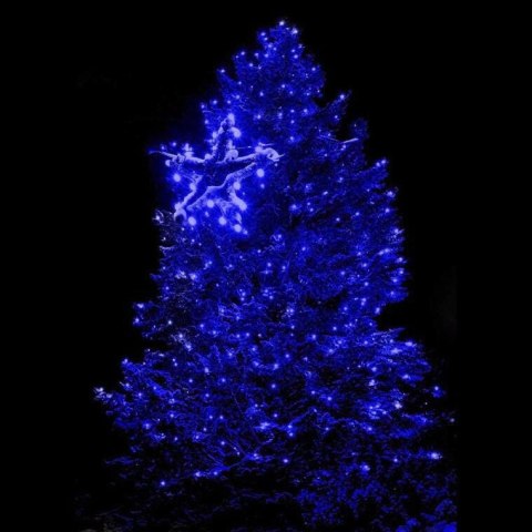 Lampki choinkowe 200 led zewnętrzny kolor niebieskii