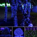Lampki choinkowe 200 led zewnętrzny kolor niebieskii
