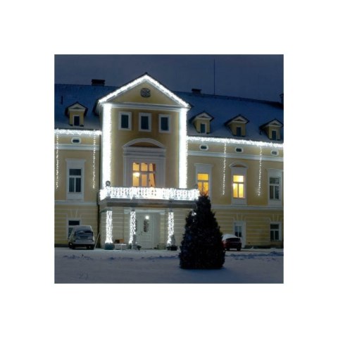 Lampki choinkowe 288 led typu gąsienica w kolorze białym 2 m