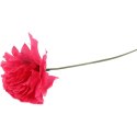 Różowa Sztuczna Chryzantema 35 cm Bez Listka do Dekoracji Kompozycji Pamięciowych