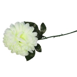 Sztuczna Chryzantema Biała - Dekoracja na Wszystkich Świętych, 70 cm, Główka 16 cm