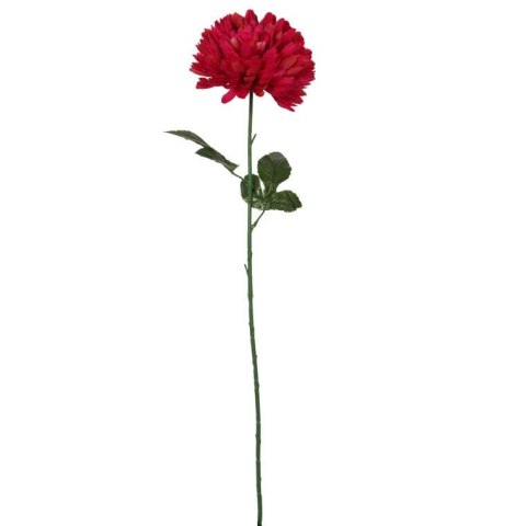 Sztuczna Chryzantema Różowa 70 cm - Dekoracja Cmentarna Pojedynczy Kwiat