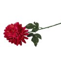 Sztuczna Chryzantema Różowa 70 cm - Dekoracja Cmentarna Pojedynczy Kwiat