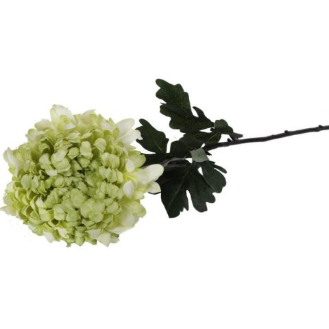 Sztuczna Chryzantema Zielona Duża 86 cm - Dekoracja Kompozycyjna o Wysokiej Jakości