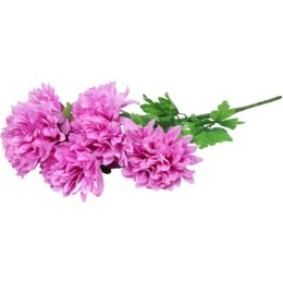 Sztuczny Bukiet 7 Dużych Chryzantem Fioletowych 80cm - Dekoracja na Wszystkich Świętych