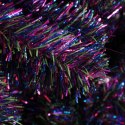 Choinka Świąteczna Fluo w Kolorach Zielonym i Fioletowym 210 cm