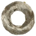 WIANEK DEKORACYJNY ŚWIĄTECZNY WIENIEC ZŁOTY 30CM I