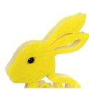 Zajączek wielkanocny z pianki figurka stojąca żółty 24cm