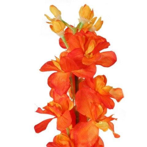 Ostróżka Dekoracyjna o Wyglądzie Naturalnym - Pomarańczowa, 70 cm