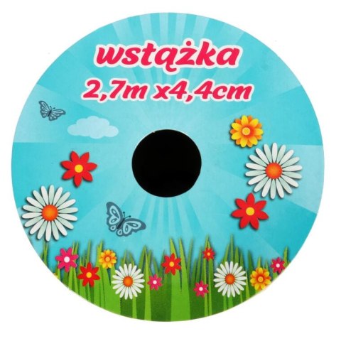 Żółta Wstążka Dekoracyjna Wielkanocna 2,7M
