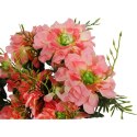 BUKIET 14 SZTUCZNYCH ANEMONÓW W KOLORZE ŁOSOSIOWYM O WYSOKOŚCI 48CM