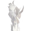 Biały Sztuczny Liść Dekoracyjny 95 cm - Realistyczny i Elegancki