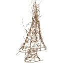 CHOINKA ZE ZŁOTYCH GAŁĄZEK Z GWIAZDĄ NA CZUBIE 56 CM