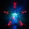 Gwiazda LED na czubek choinki z multi światłem 16 cm NA BATERIE