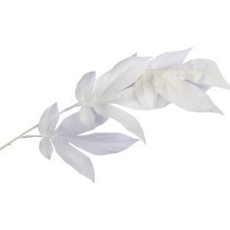 LIŚĆ GAŁĄZKA POTRÓJNA BIAŁY 95CM