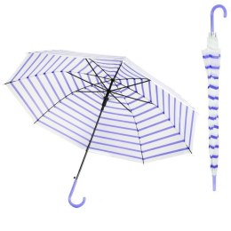 PARASOL PARASOLKA DLA DZIEWCZYNKI FIOLETOWE PASKI