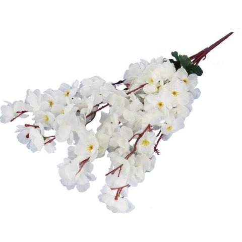Sztuczny Bukiet Białych Jabłoni - 7 Gałązek, 56 cm
