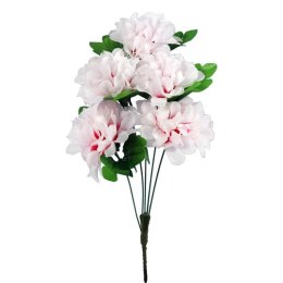 Bukiet 5 chryzantem 36 cm kolor biało różowy