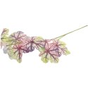 CALADIUM GAŁĄZKA LIŚCI OZDOBNYCH 82 CM KOLOR FIOLETOWY