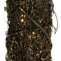 CHOINKA STOŻEK - RATTAN Z METALEM 98CM BRĄZOWA