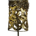 CHOINKA STOŻEK - RATTAN Z METALEM 98CM BRĄZOWA