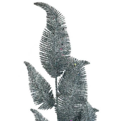 Gałązka brokatowa niebieska 78 cm
