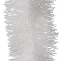 Gęsty Łańcuch Choinkowy Goliat z Białej Metalizowanej Folii 10cm x 300cm