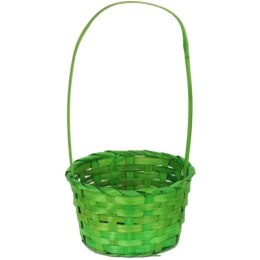 Koszyk wielkanocny do święconki fi 22 cm zielony
