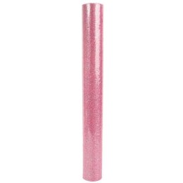 Organza Brokatowa Jasnoróżowa 0,50 x 10 m do Dekoracji i Kompozycji Kwiatowych