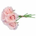 BUKIET 7 RÓŻ 37 CM KOLOR JASNY RÓŻ