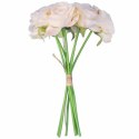 BUKIET 7 RÓŻ 37 CM KOLOR KREMOWY