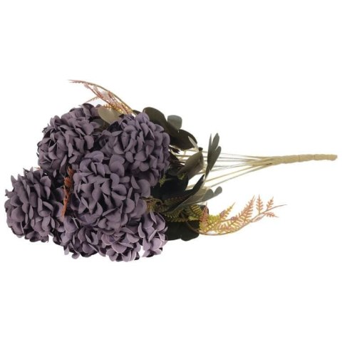 BUKIET 9 HORTENSJI JESIENNYCH 40 CM KOLOR FIOLETOWY