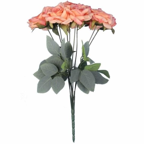 BUKIET 9 RÓŻ 48 CM KOLOR POMARAŃCZOWY