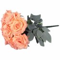 BUKIET 9 RÓŻ 48 CM KOLOR POMARAŃCZOWY